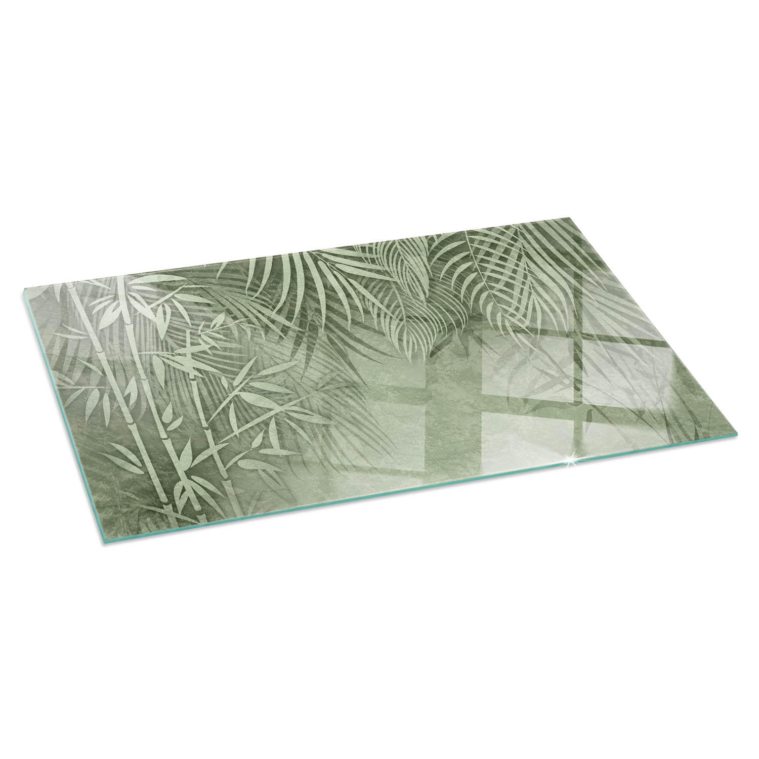 ArtPrintCave Glasplatte Grün 120x60x0.4 cm
