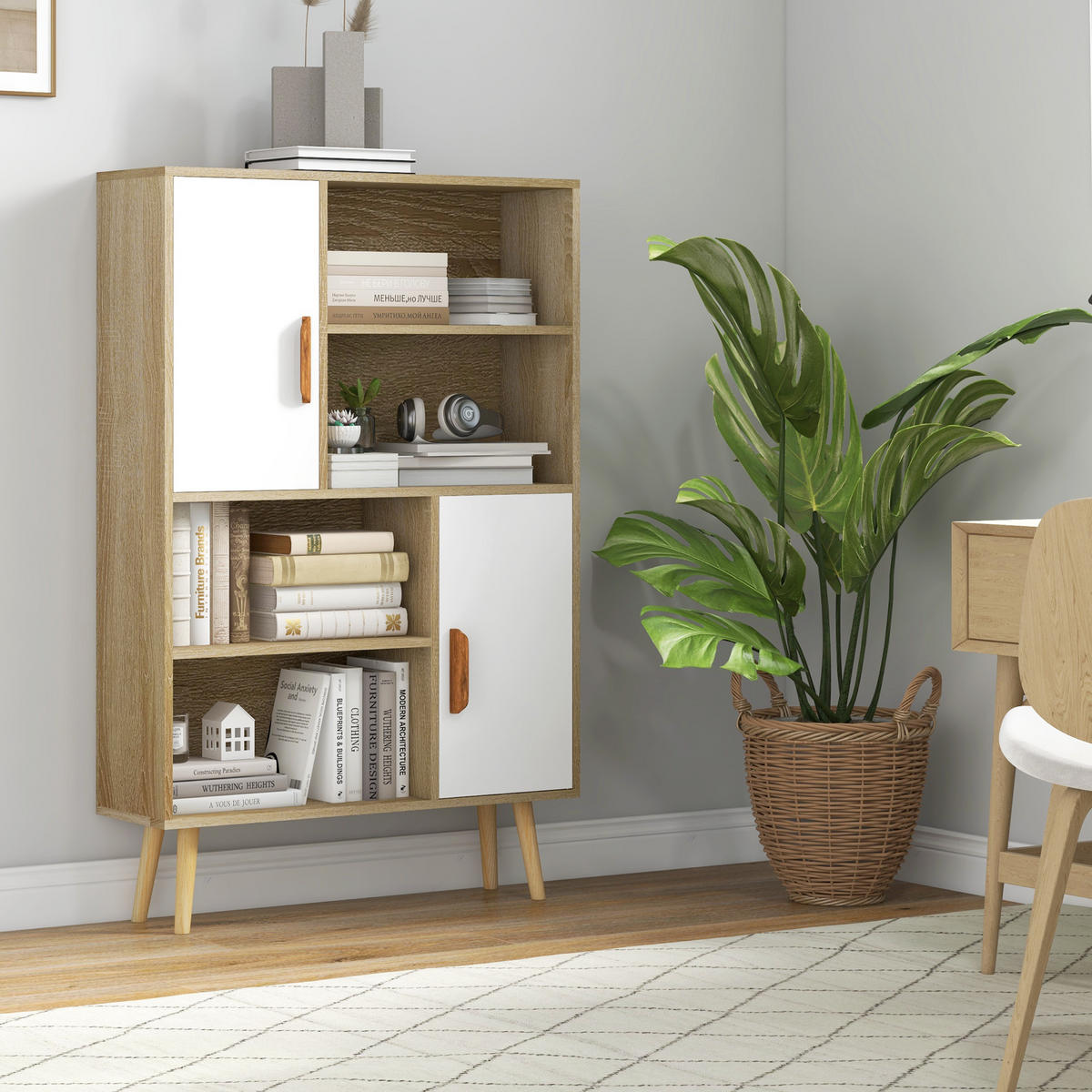 AKTENREGAL DE-14421 Eiche - Eichefarben, Holzwerkstoff (235/123/80cm) - ComfortXL