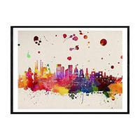 POSTER Denkmäler Spanien A4 Rahmenlos - Klar, Papier (29.7/5/21cm) - Nacnic