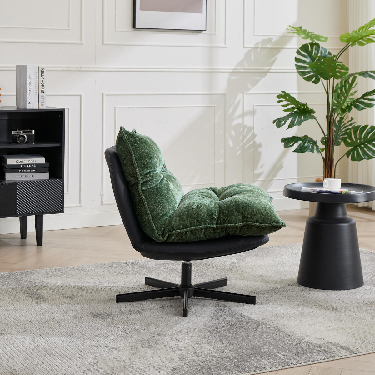 RELAXSESSEL 3-fach verstellbar, DE-42334, Grün - Dunkelgrün, Metall (81/79/71cm) - ComfortXL