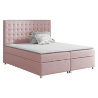BOXBETT Asti - Hellrosa, Holz (180/200cm) - MIRJAN24