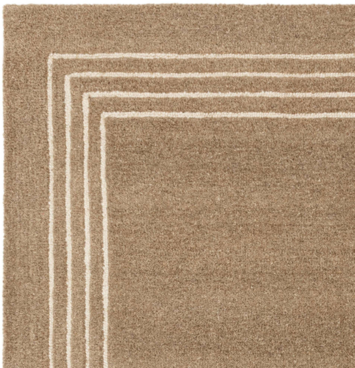 TEPPICH modern reine Wolle LORO Braun 160 x 230 cm - Braun, Naturmaterialien (160/230cm) - Novatrend