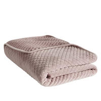 TAGESDECKE Plums - Hellrosa, Textil (200/220cm) - home&you