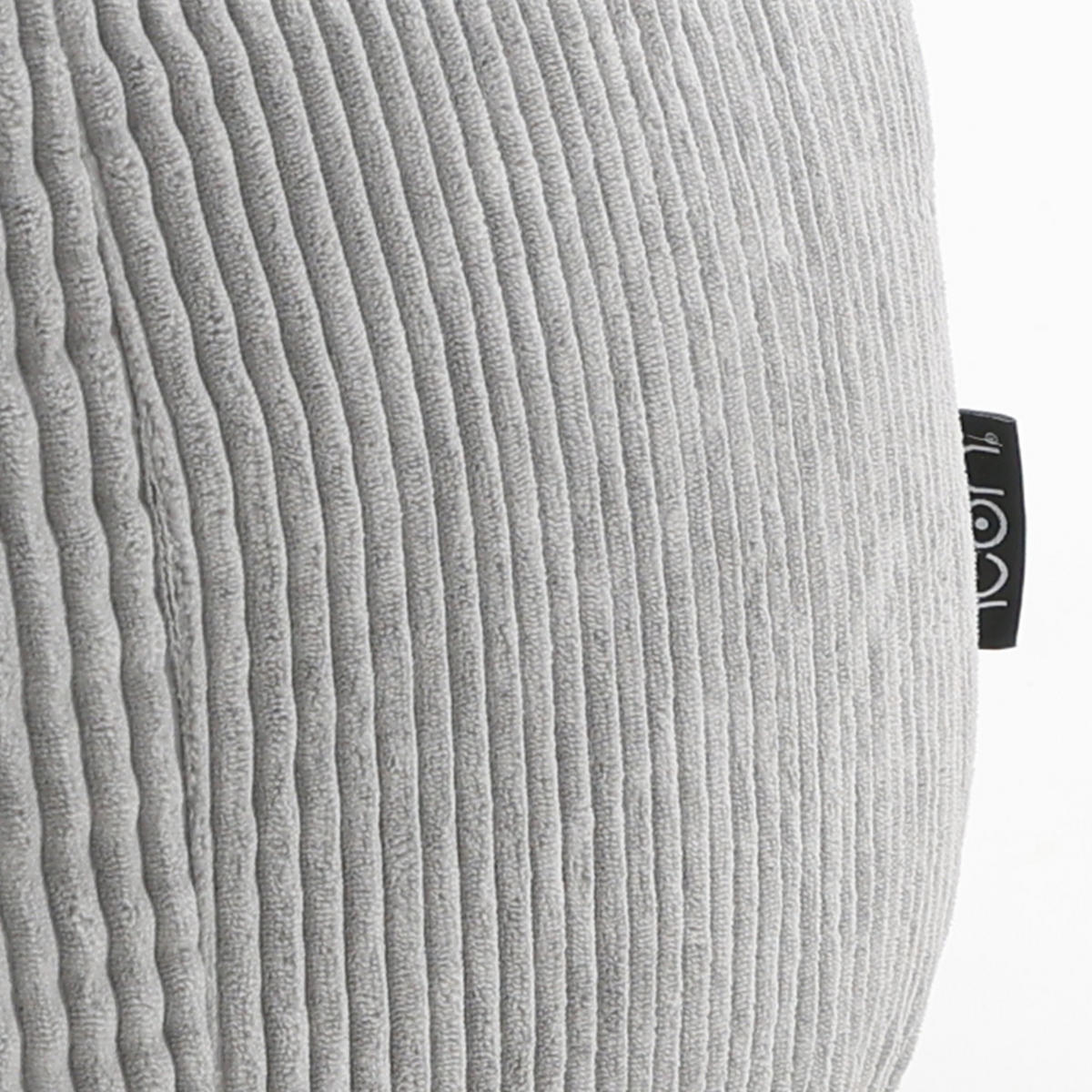 SITZSACK Klassisch Sessel aus Cord 2-tlg. - Grau, Textil (85/50/85cm) - icon