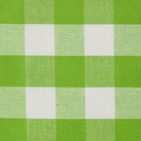 BAUMWOLLSTOFF Meterware grün-weiß kariert, 150 cm - Grün, Textil (150/100cm) - Homescapes