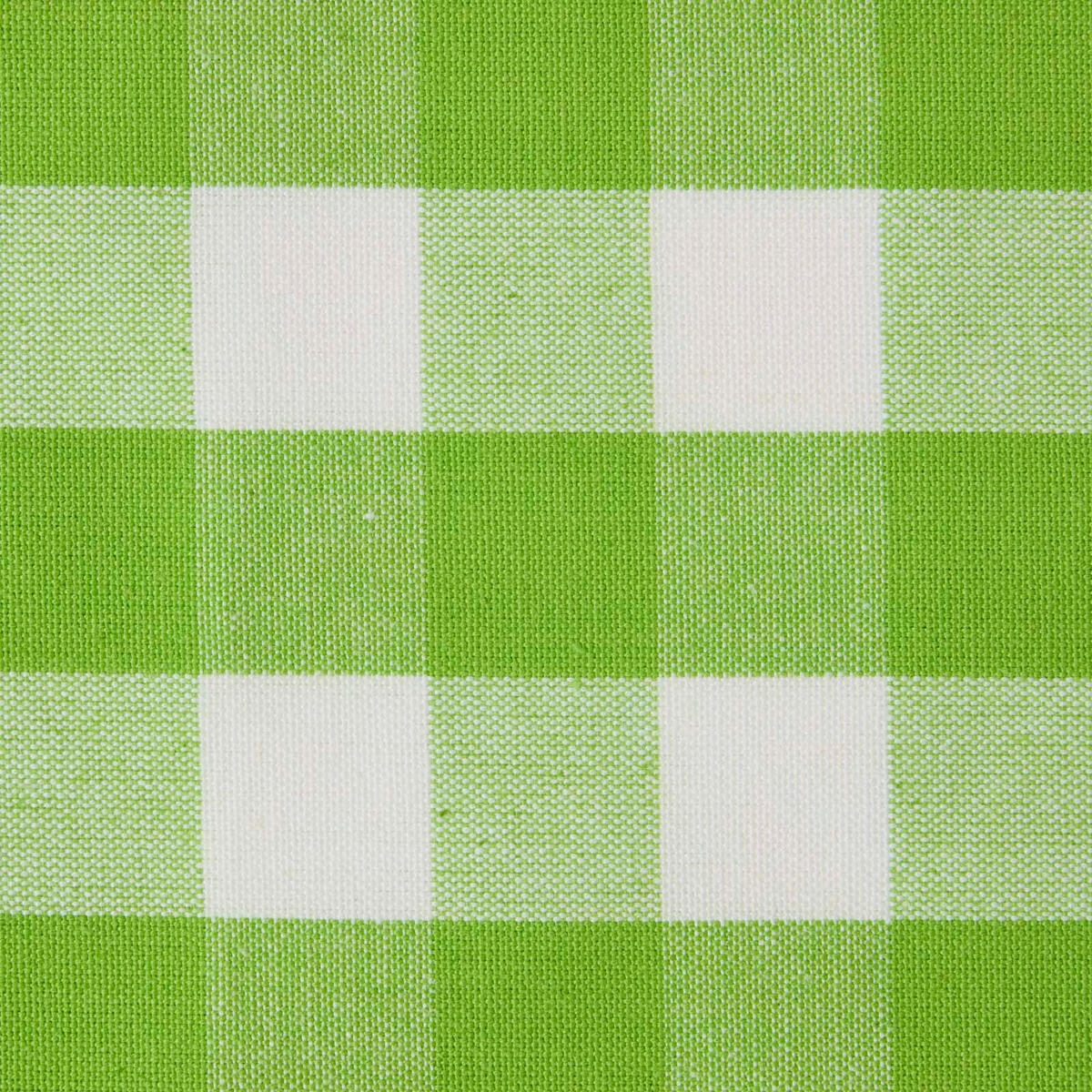 BAUMWOLLSTOFF Meterware grün-weiß kariert, 150 cm - Grün, Textil (150/100cm) - Homescapes