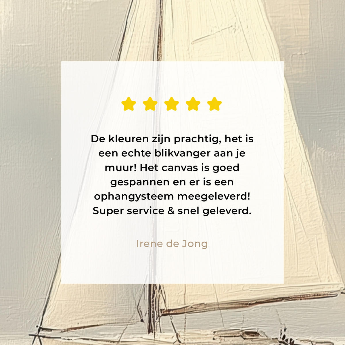 LEINWANDBILD Segelschiff - Meer - Bewölkt Room Decor 30x40 cm - Creme, Textil (30/40cm) - MuchoWow