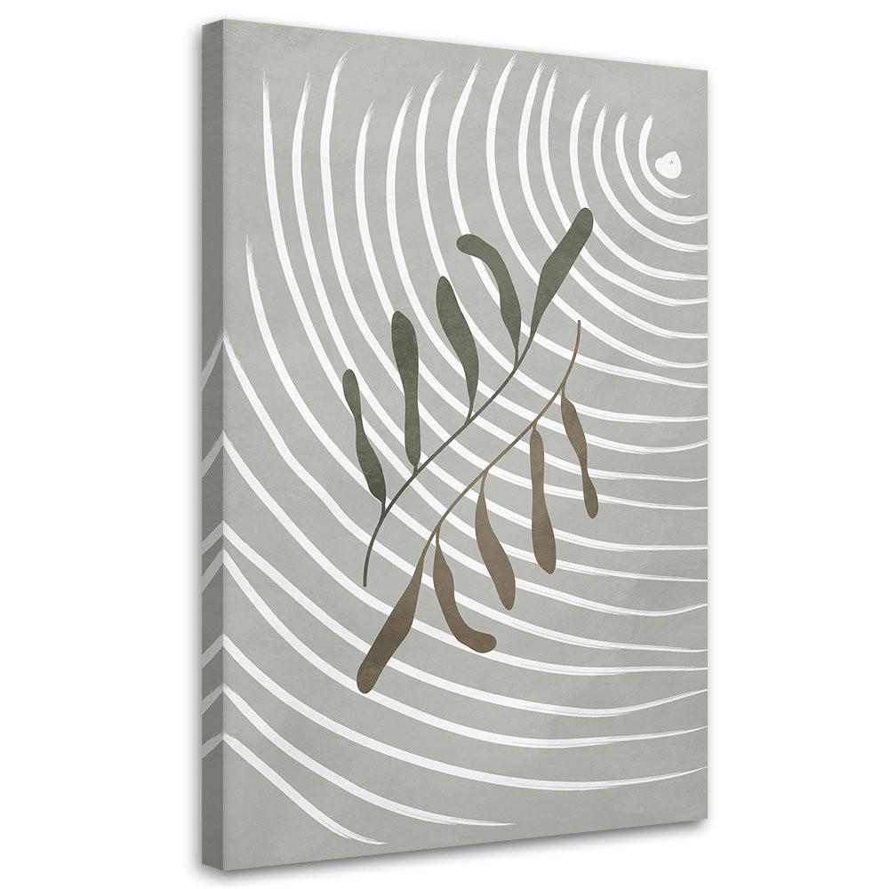KUNSTDRUCK Grau 70/100 cm - Grau, Textil (70/100cm) - KUNSTLOFT