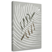 KUNSTDRUCK Grau 70/100 cm - Grau, Textil (70/100cm) - KUNSTLOFT