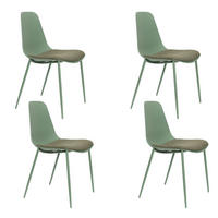 ESSZIMMERSTUHL Jeffrey Grün - 4 er Set - Grün, Kunststoff (49/88/48.5cm) - Housecraft Living