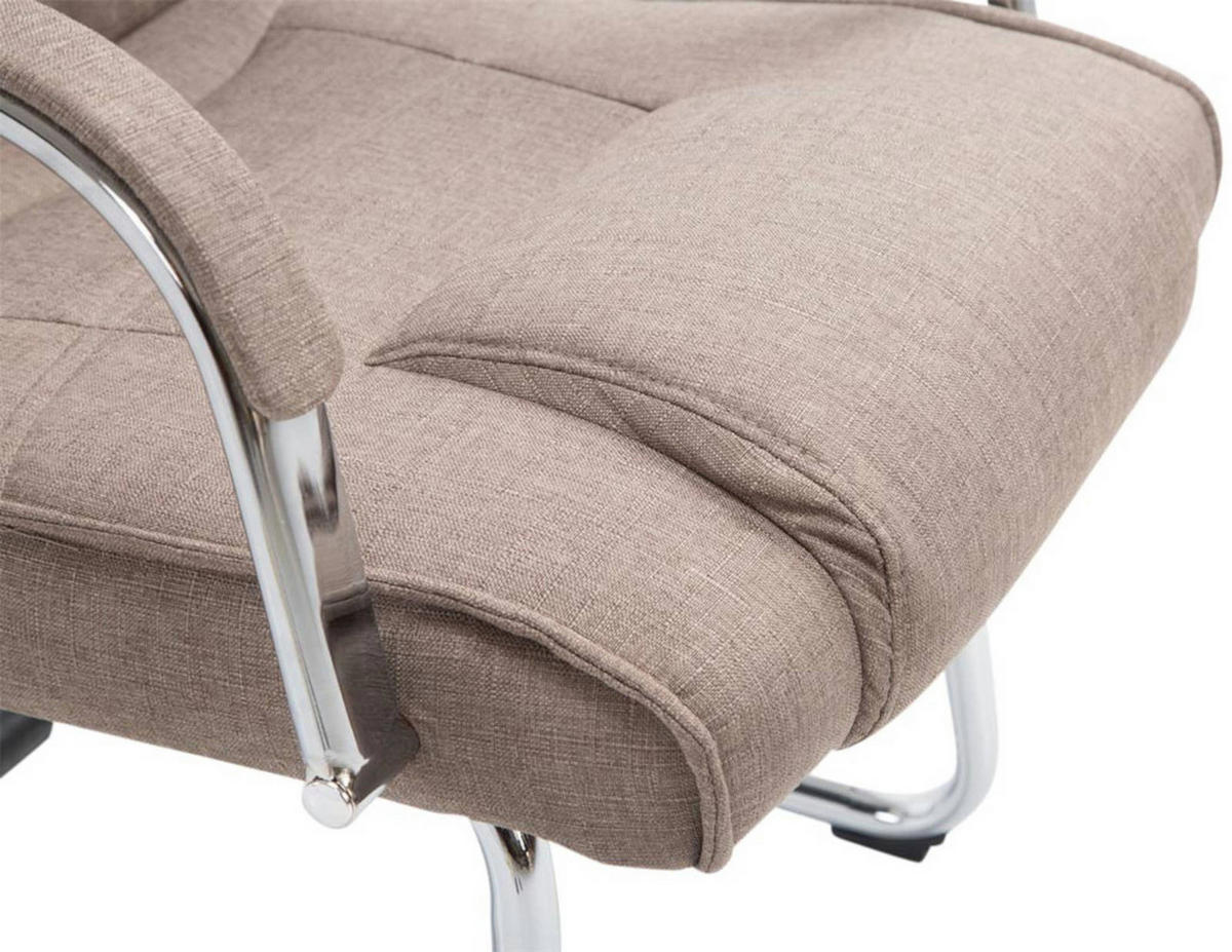 SCHWINGSTUHL 2er Set Stoff taupe - Taupe, Textil/Metall (60/104/67cm) - CLP