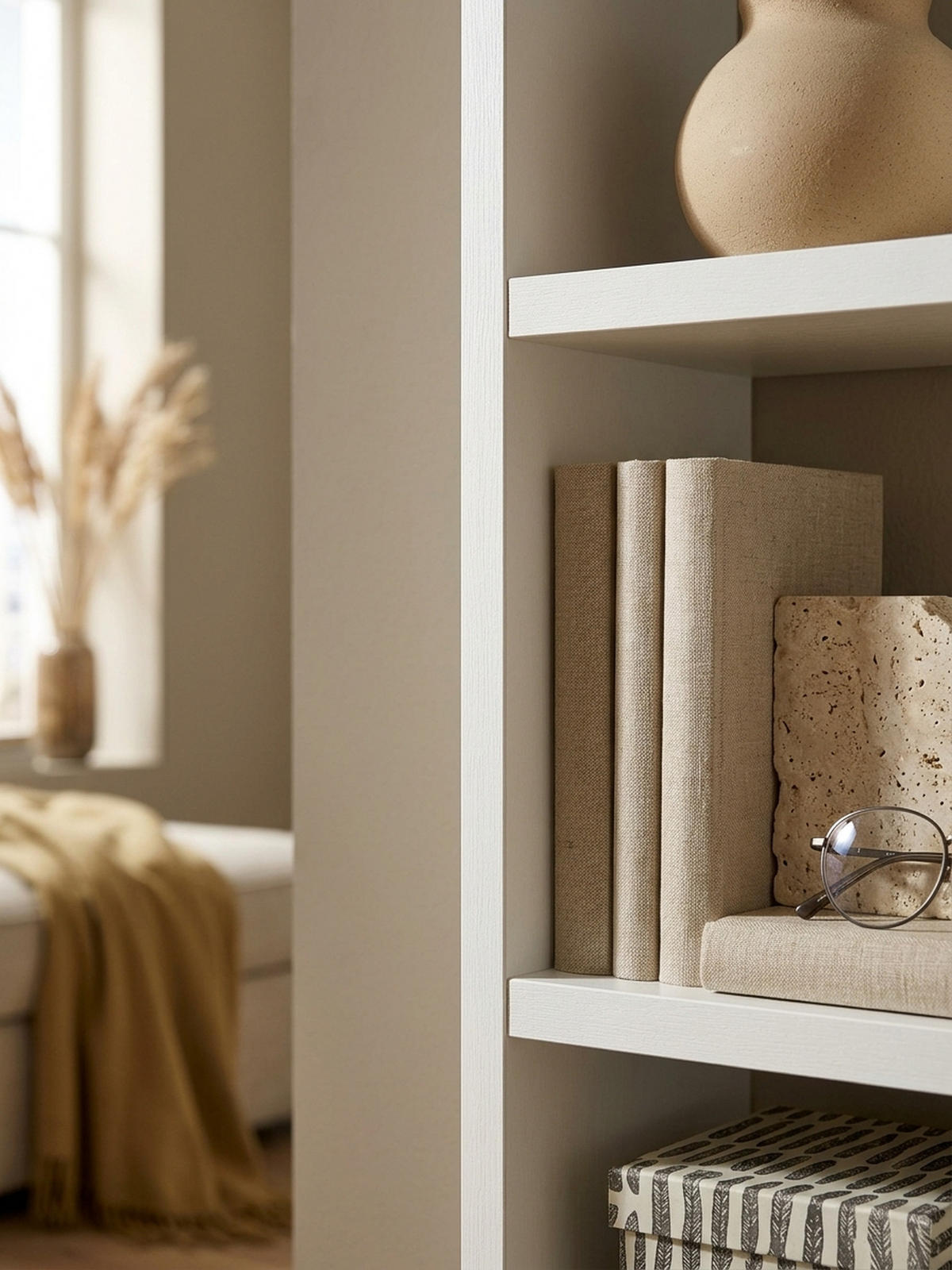 WANDREGAL ITTER Spanplatte Freischwebend Modern, Weiß 36x15x90 cm - Weiß, Holz (36/90/15cm) - KADIMA DESIGN