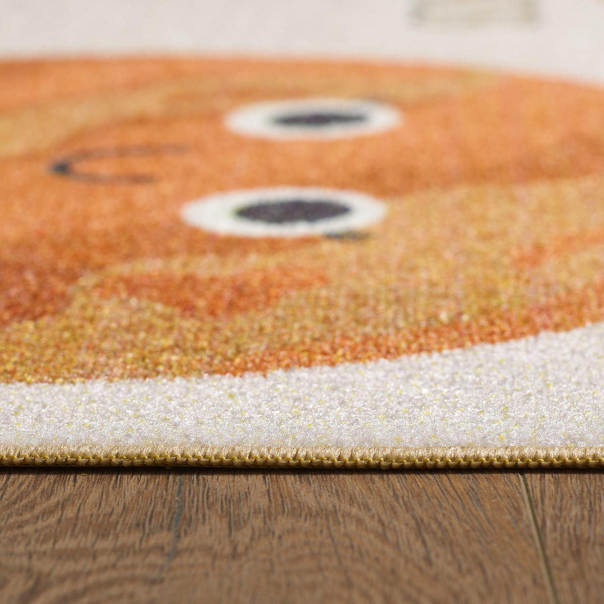 TEPPICH Kinder Flachgewebe Weltall-Planeten Polyamid rutschfest Kinderzimmer Beige Rechteckig 160x230 - Beige, Textil (160/230cm) - KADIMA DESIGN