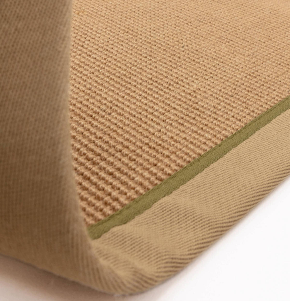 TEPPICH modern Wohn-/Schlafzimmer Naturfaser DORO Grün 40x120 cm - Grün, Naturmaterialien (40/120cm) - Novatrend