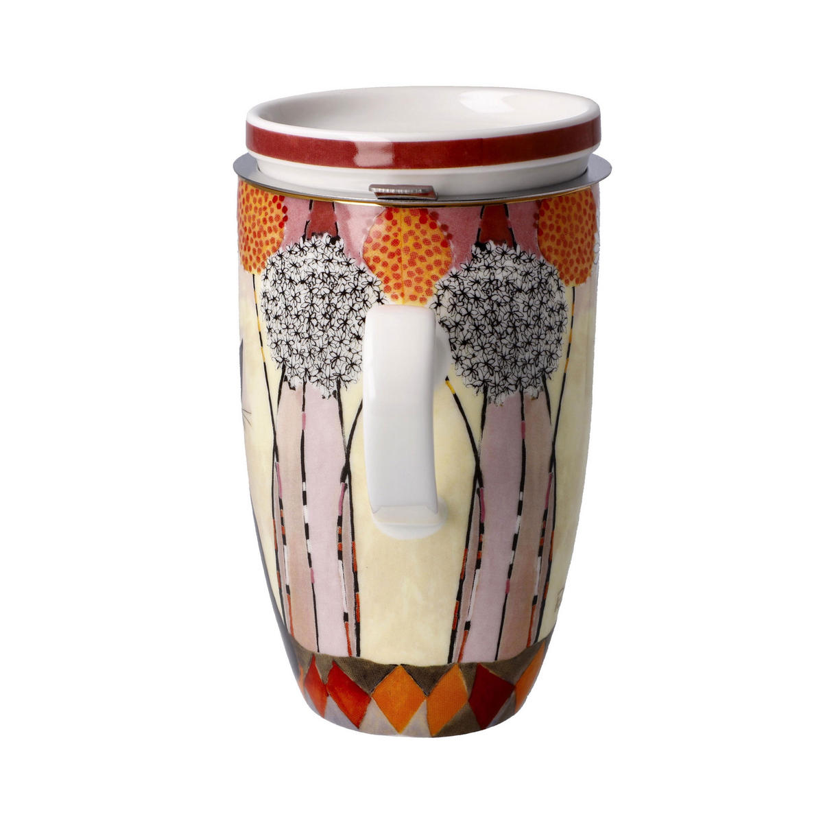 TEETASSE Rosina Wachtmeister - Soffioni, Fine Bone China, Bunt, 450 ml - Multicolor, Keramik (0.45L) - Goebel