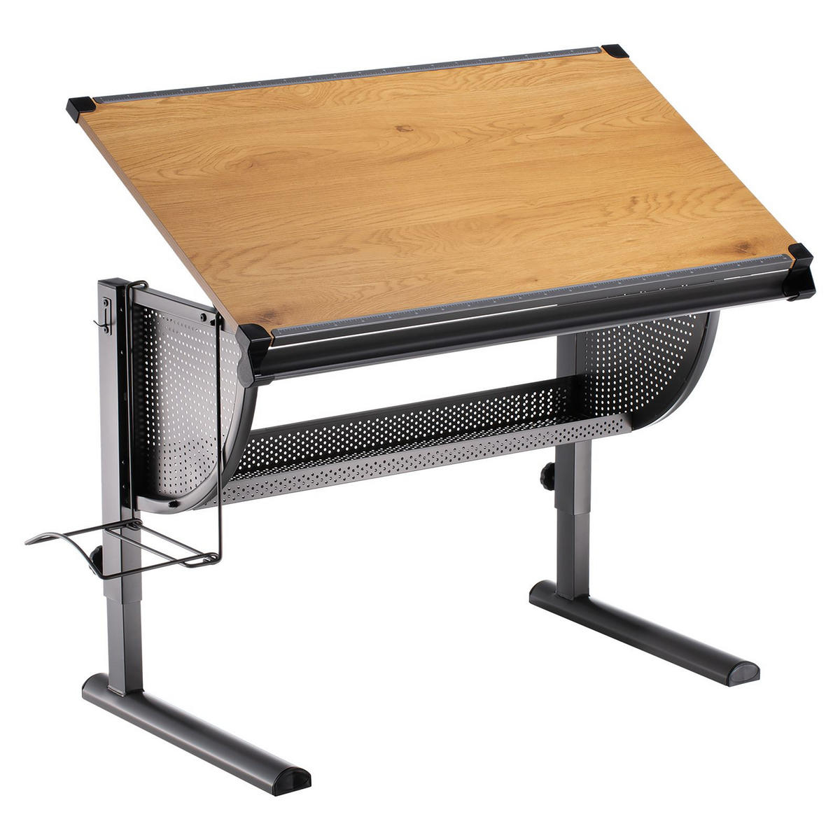 KINDERSCHREIBTISCH SARI - Wildeiche, Holzwerkstoff/Metall (111/93/60cm) - CARO-Möbel