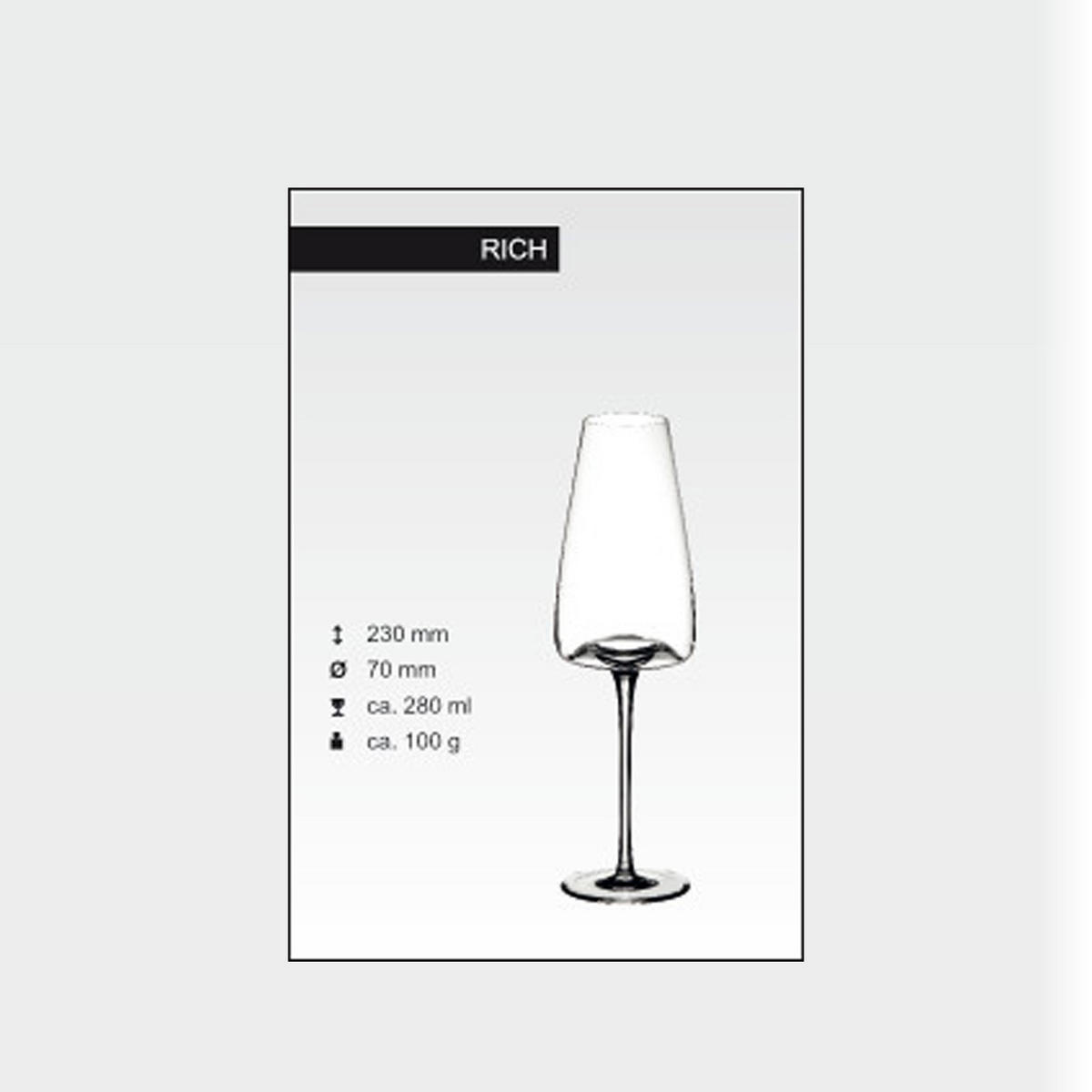 WEINSET Rich Eddy transparent 3er Set - Transparent, Glas - Zieher