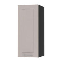 KÜCHENHÄNGESCHRANK Kvantum W2/30 Schwarz / Kaschmir Matt 30 / 32,5 / 72cm - Kaschmir/Schwarz, Holz/Holzwerkstoff (30/72/32.5cm) - Feldmann-Wohnen