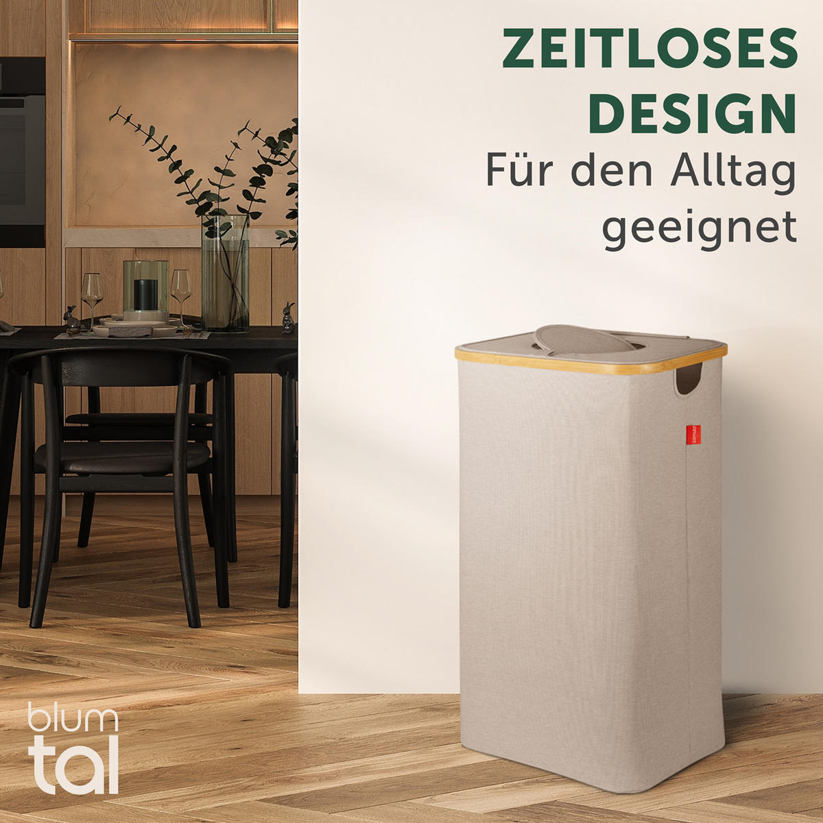 PFANDFLASCHEN-SAMMELBEHÄLTER 100L Beige - Beige, Kunststoff (34/3/42cm) - Blumtal