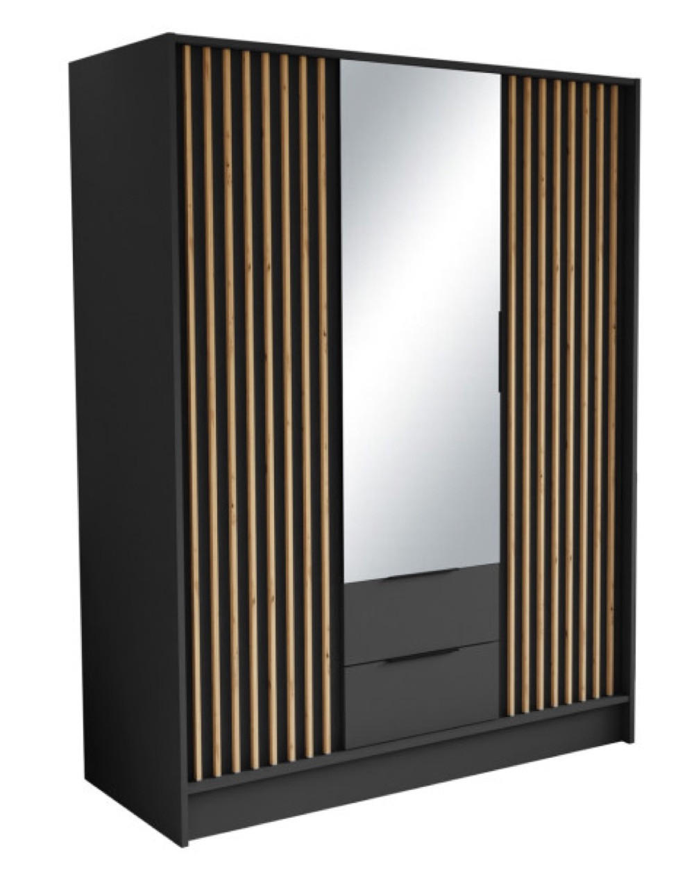 Sepro Meble Schrank Schwarz 150.5x200x51 cm