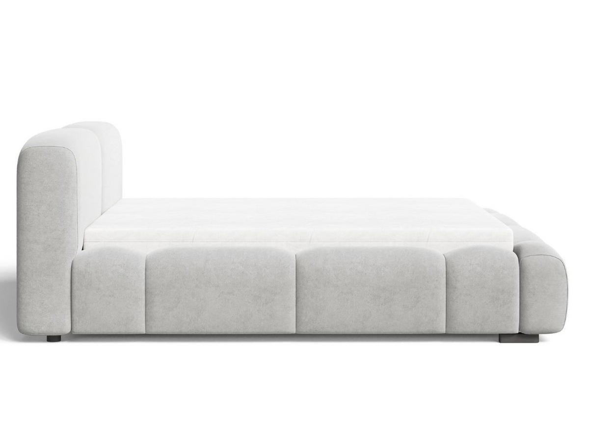 POLSTERBETT Aubi 180x200 Grau - Grau, Textil (180/200cm) - Graingold