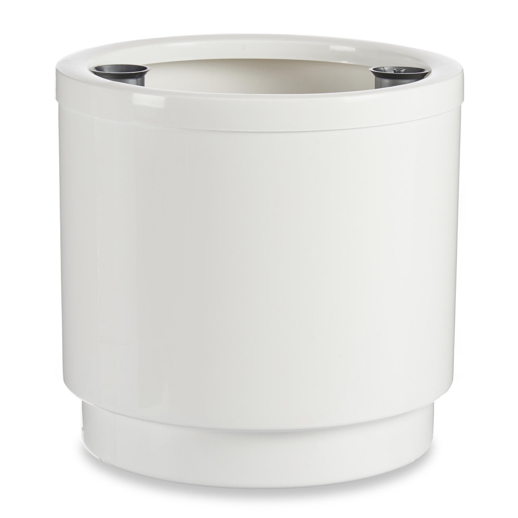 BLUMENTOPF selbstbewässernd weiß Ø 32 cm - Weiß, Kunststoff (30.5cm) - Ibergarden