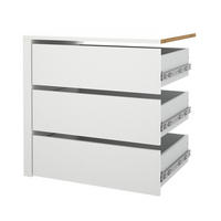 SCHUBLADENEINSATZ, Catania, Weiß, Holzwerkstoff, 70 x 55 x 72 cm - Weiß, Holzwerkstoff (70/72/55cm) - ebuy24
