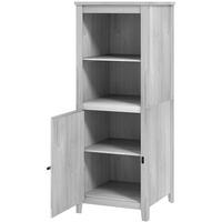 GARTENSCHRANK Holz Hellgrau - Grau, Holz (60/160/60cm) - ComfortXL