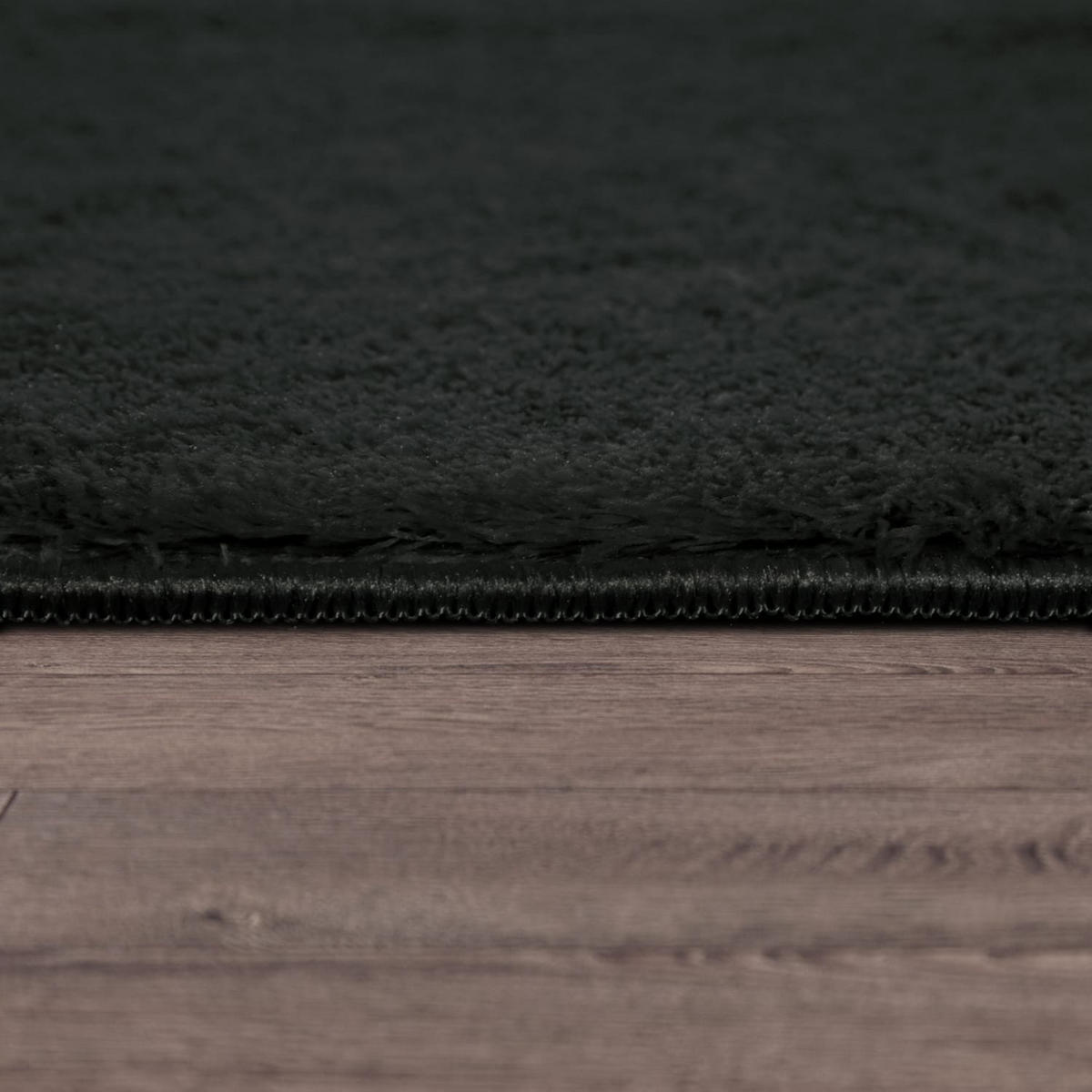 FLACHWEBETEPPICH Schwarz 240 x 340 cm - Schwarz, Kunststoff (240/340cm) - TT Home