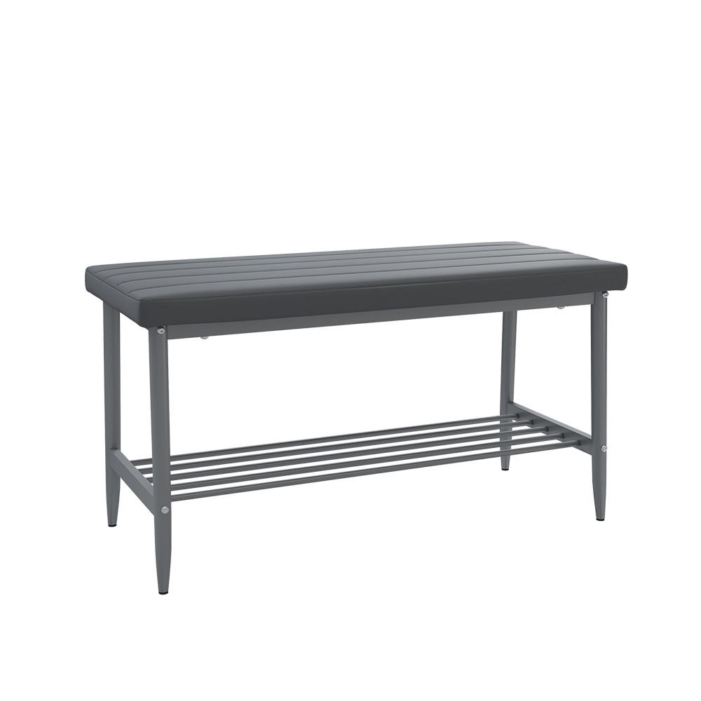 SITZBANK Grand Grau 85 x 35 cm - Grau, Textil (85/46.5/35cm) - Vicco