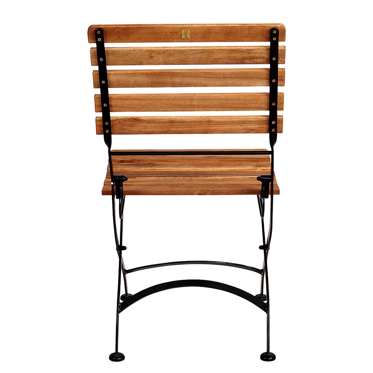 GARTENSTUHL (2er Set) Parklife - Schwarz, Holz/Metall (46/89/54cm) - BUTLERS