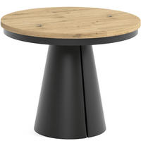 TISCH Schwarz ALMA Ausziehbar 100/176 cm - Eichefarben/Schwarz, Holzwerkstoff (2/100/76cm) - Sepro Meble
