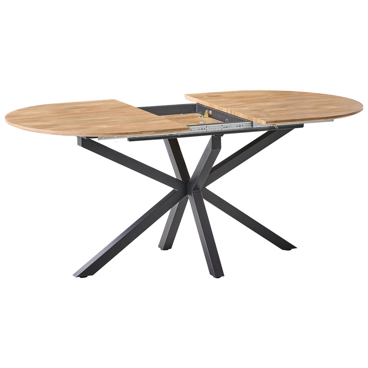 JÍDELNÍ STŮL vysunovací Hnědý 140-180/90 cm Macquarie - hnědá, kompozitní dřevo (140/90/75cm) - Beliani