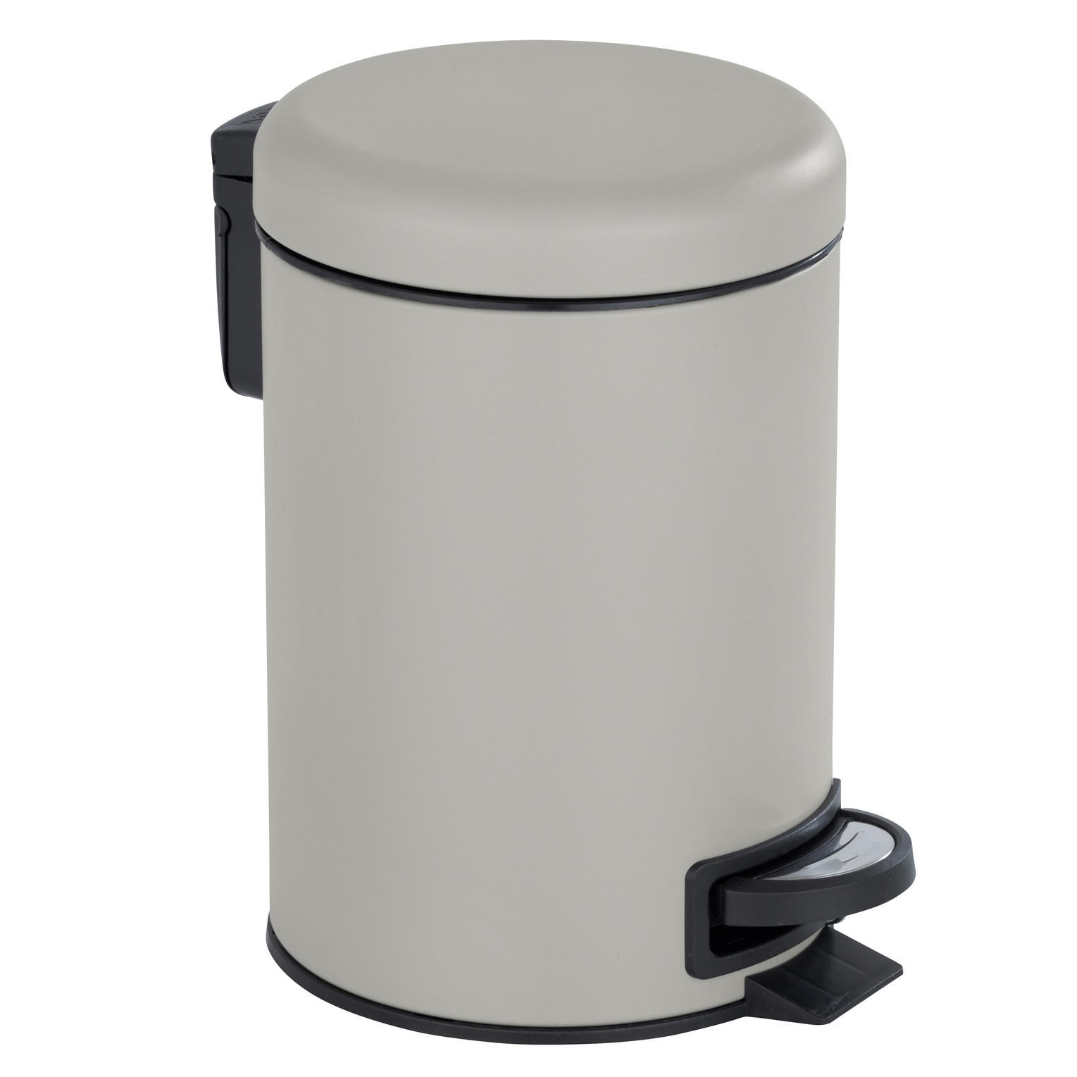 BADKORB Abfalleimer Leman Matt 3 l 22,5/17/25 cm - Braun, Metall (17/25/22.5cm) - Wenko