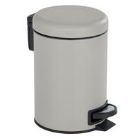 BADKORB Abfalleimer Leman Matt 3 l 22,5/17/25 cm - Braun, Metall (17/25/22.5cm) - Wenko