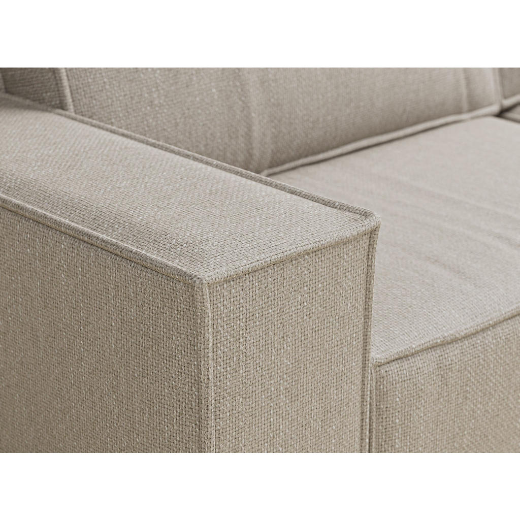 Thumbnail - Maison de Reve Ecksofa, Beige, Textil, 3-Sitzer, Füllung: Schaumstoff, L-Form,L-Form, 255x148 cm, Oeko-Tex® Standard 100...