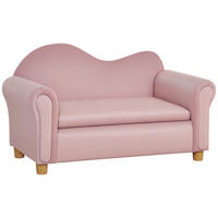 KINDERSOFA DE-10586 Zweisitzer mit Stauraum Rosa - Pink, Metall (41.5/48.5/84cm) - ComfortXL