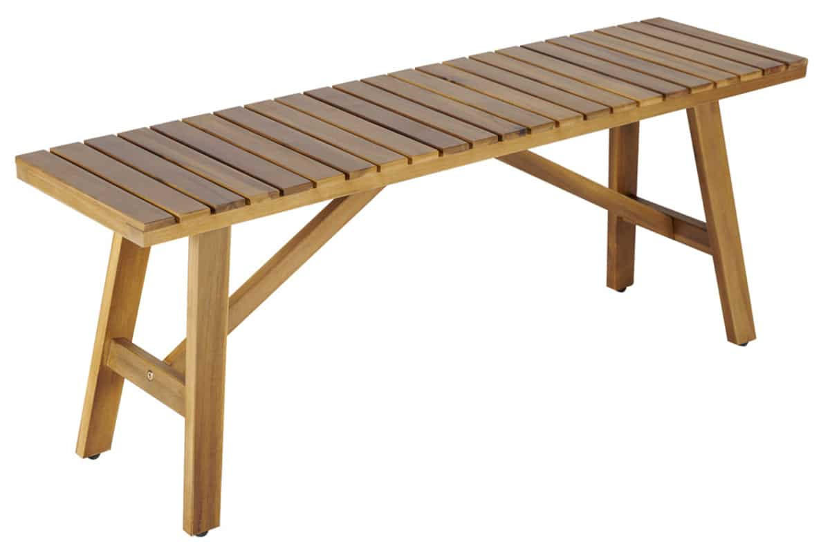 SITZBANK BALI Akazie Natur 110cm - Braun, Holz (110/43/30cm) - riess-ambiente