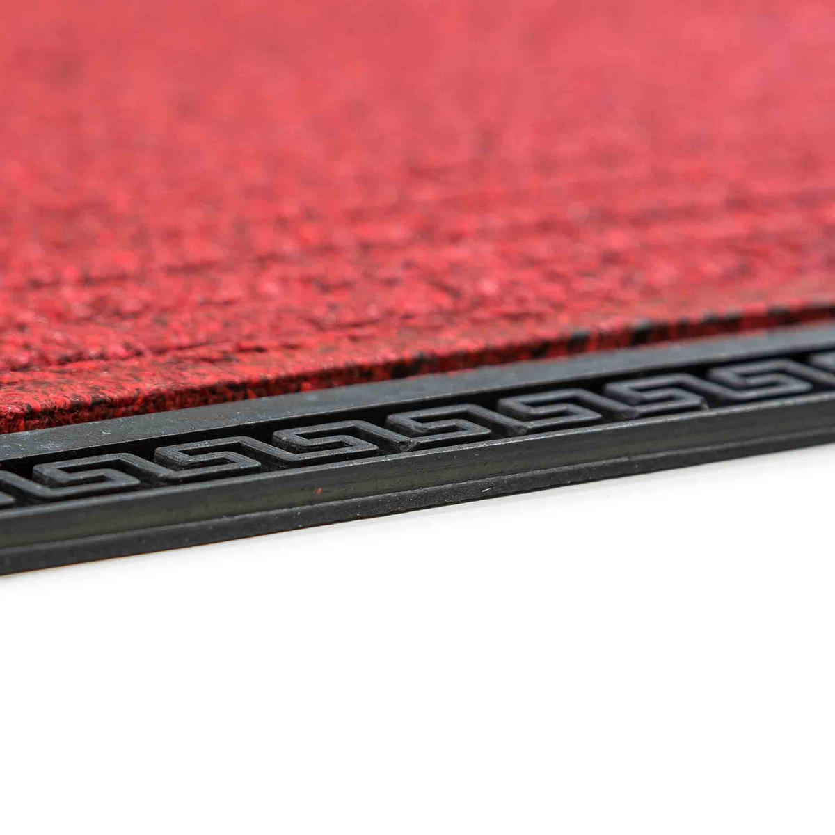 FUSSMATTE FÜR INNEN & AUßEN BORDER STAR - Rot, Textil (50/80cm) - Astra