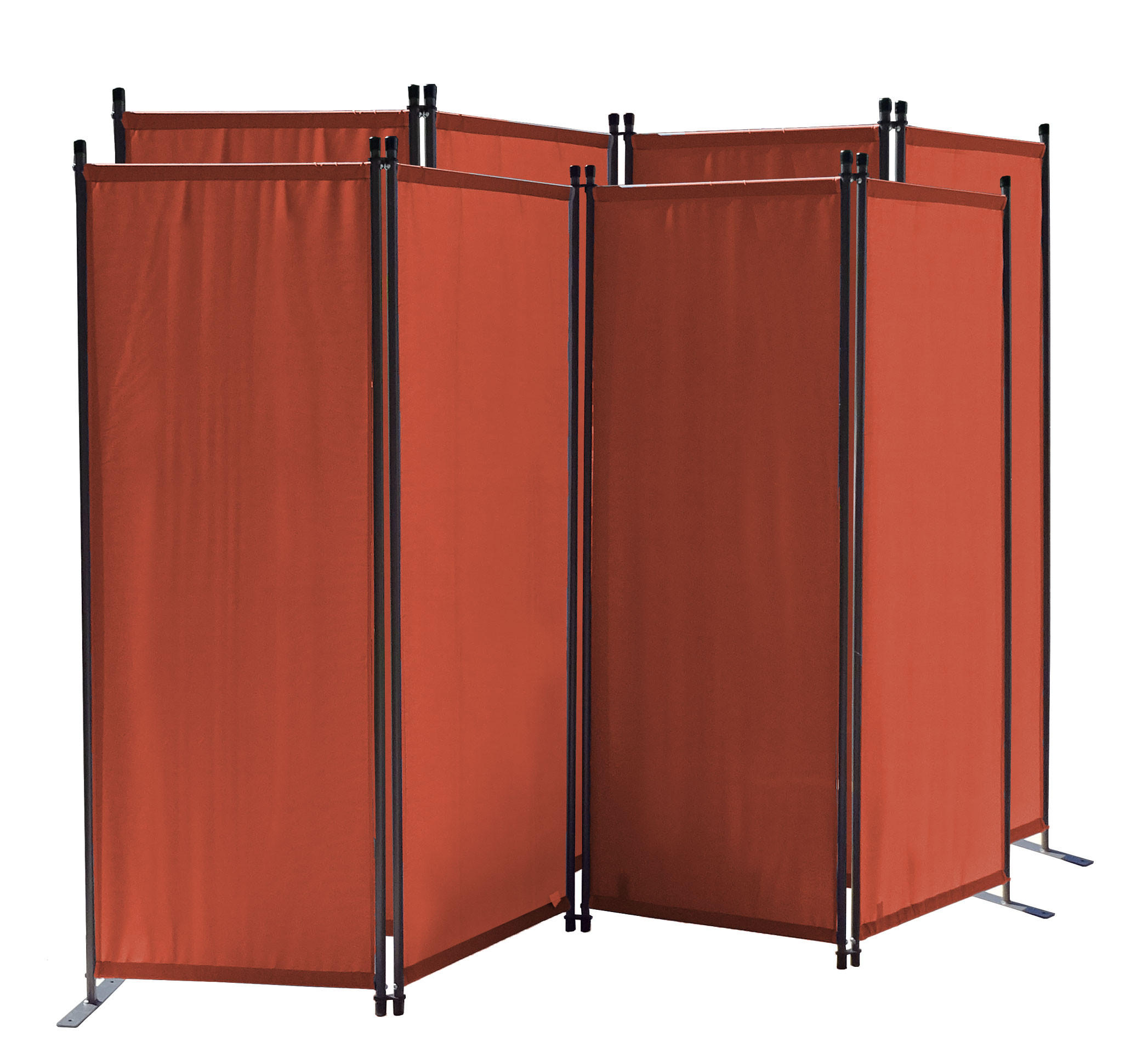 Quick Star Paravent Terracotta 220x170 cm