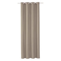 ÖSENVORHANG DOVE Blickdicht - Ecru, Textil (140/0.5/245cm) - Tom Tailor