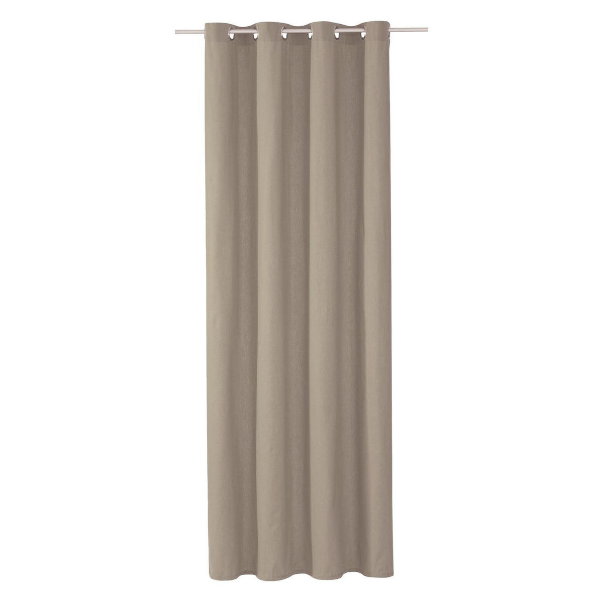 ÖSENVORHANG DOVE Blickdicht - Ecru, Textil (140/0.5/245cm) - Tom Tailor