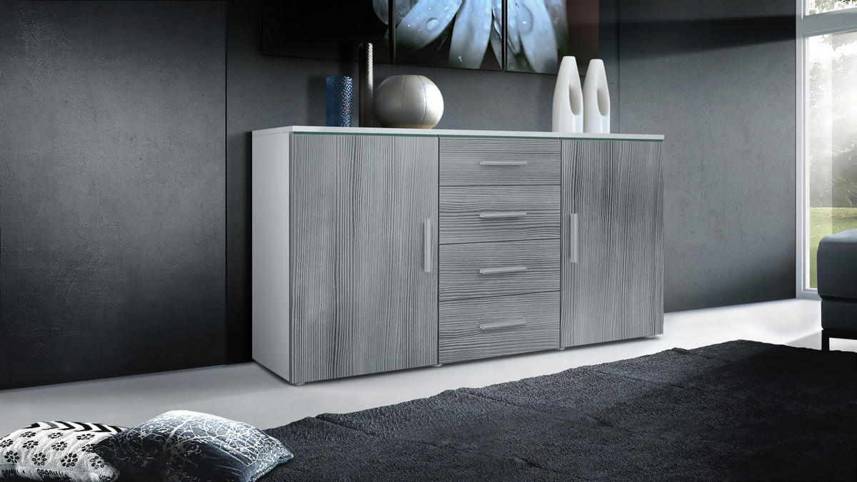 SIDEBOARD Verona Avola-Anthrazit - Anthrazit, Holzwerkstoff (139/72/35cm) - Vladon