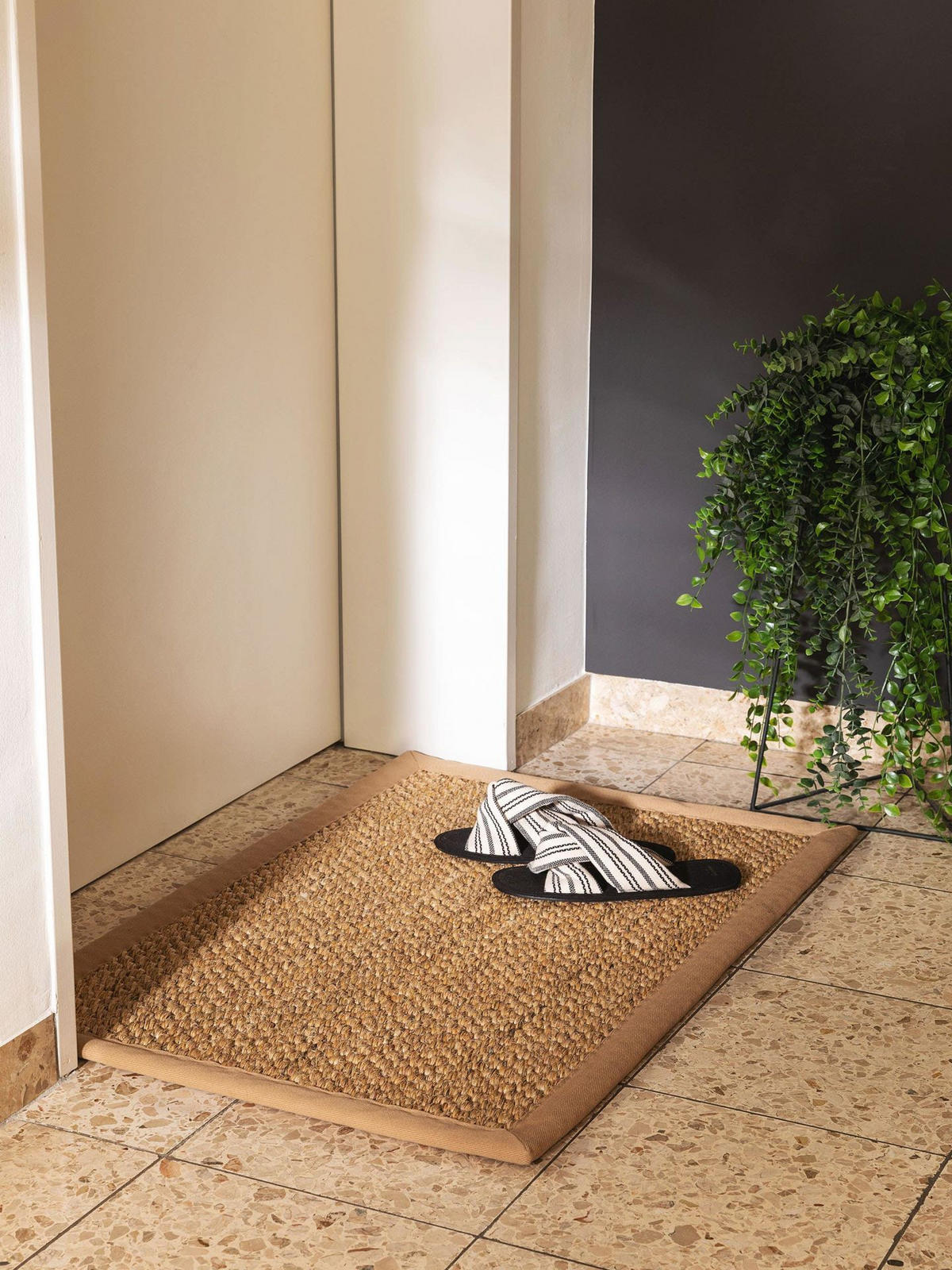 FUSSMATTE Greta Beige II - Beige, Naturmaterialien (60/1cm) - KUNSTLOFT