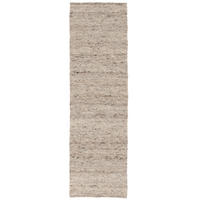 NATUR TEPPICH LÄUFER WOLLE ALASKA MELIERT - Braun, Textil (70/130cm) - Pergamon