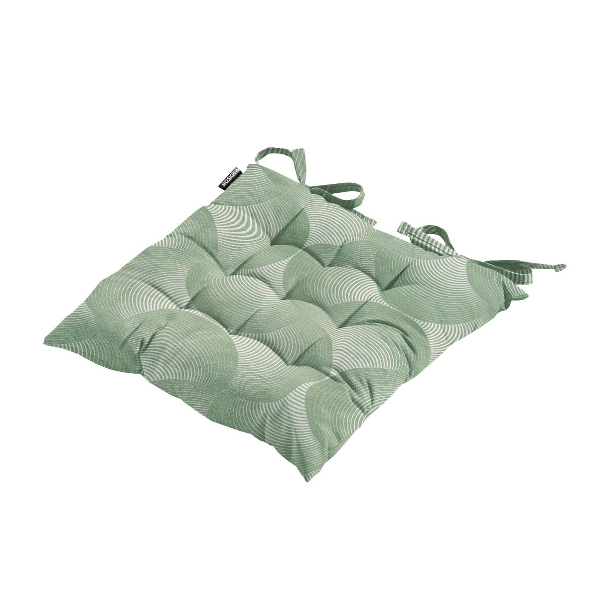 SITZKISSEN Napels - Grün - 46/46/8 cm - 4er-Set - Grün, Textil (46/8/46cm) - Madison