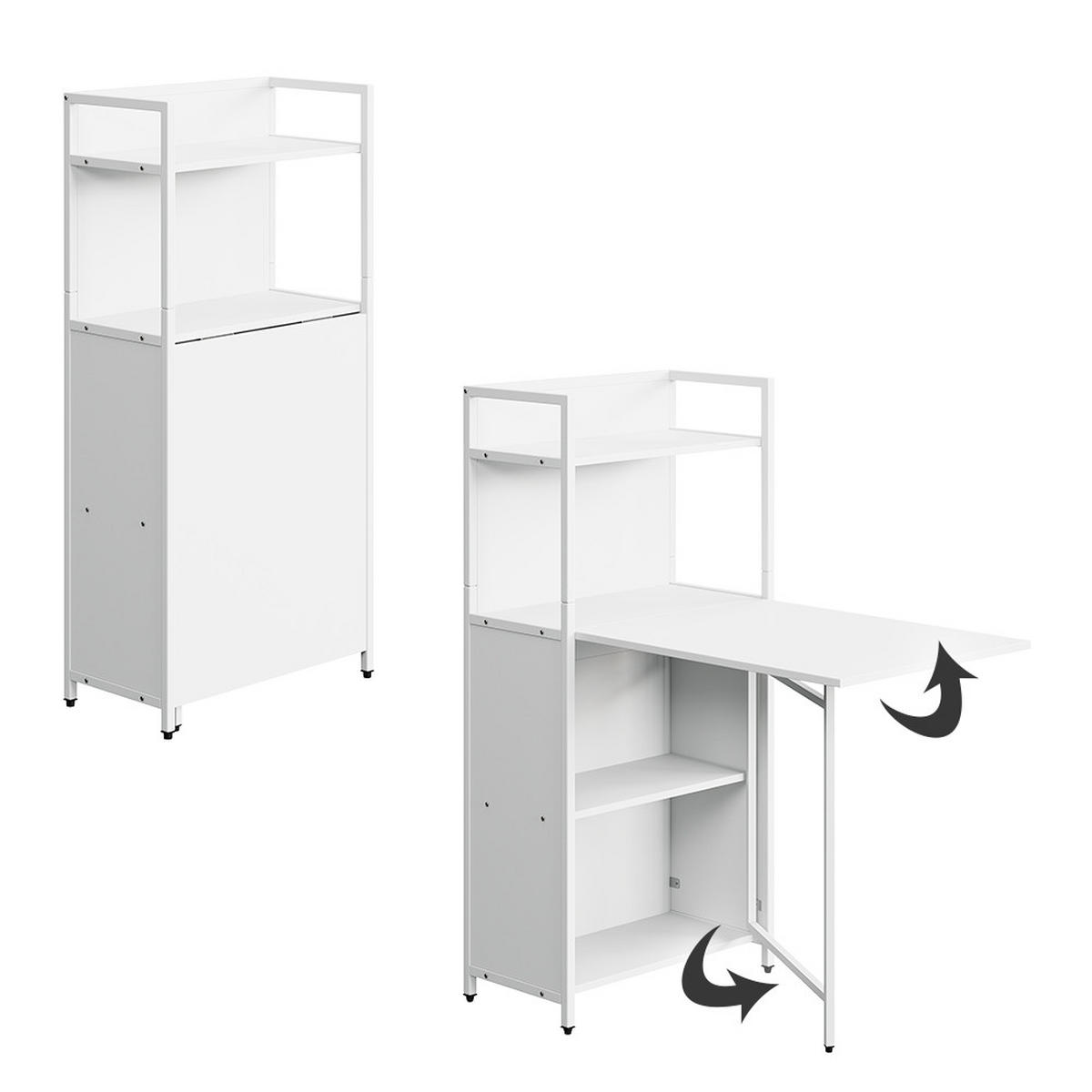 PSACÍ STŮL Savio Bílá - bílá, kompozitní dřevo (30/57/120cm) - Vicco