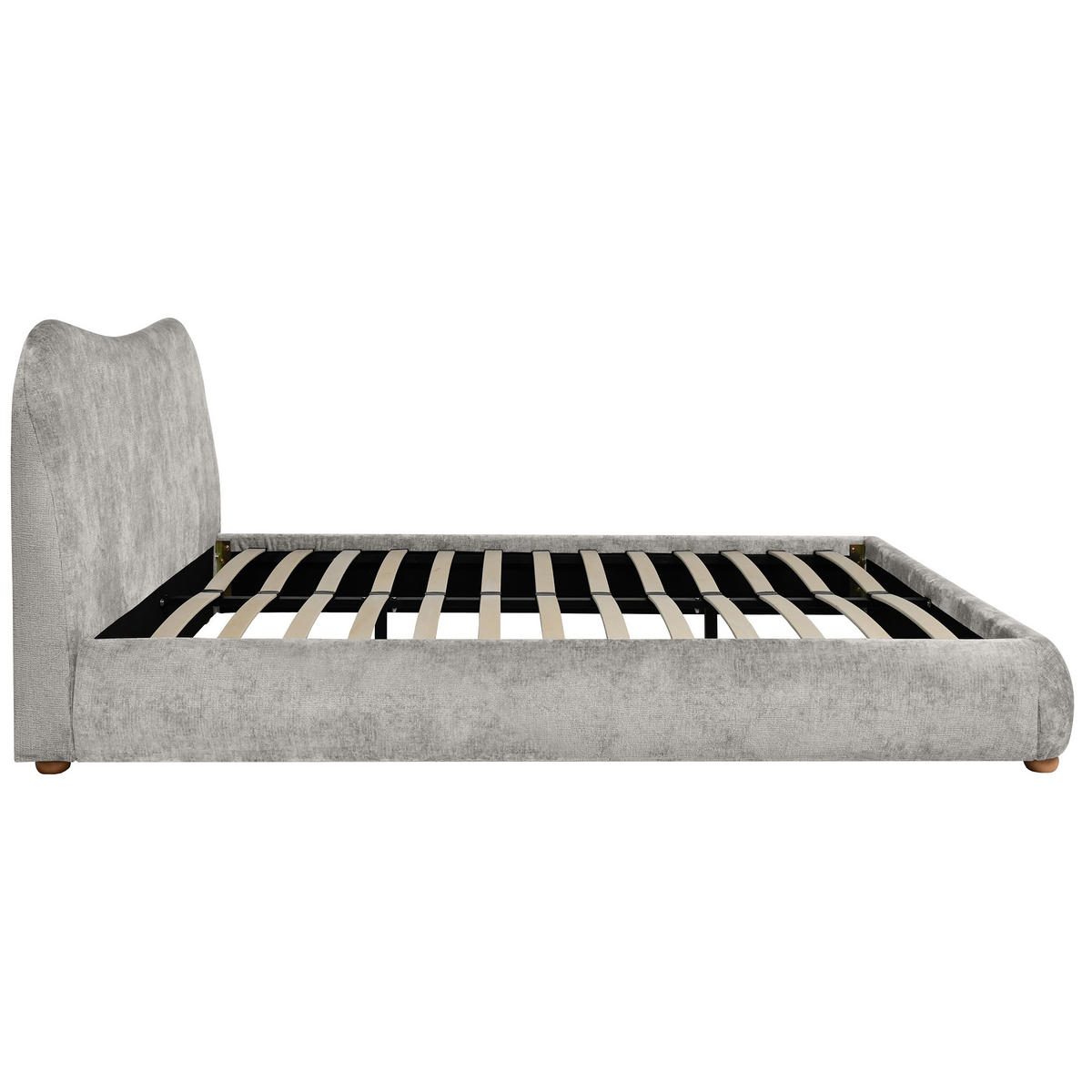 ČALOUNĚNÁ POSTEL Sonho, dvoulůžko 160x200 cm bez matrace, žinylková látka, béžová - béžová, textil (160/200cm) - Beautysofa
