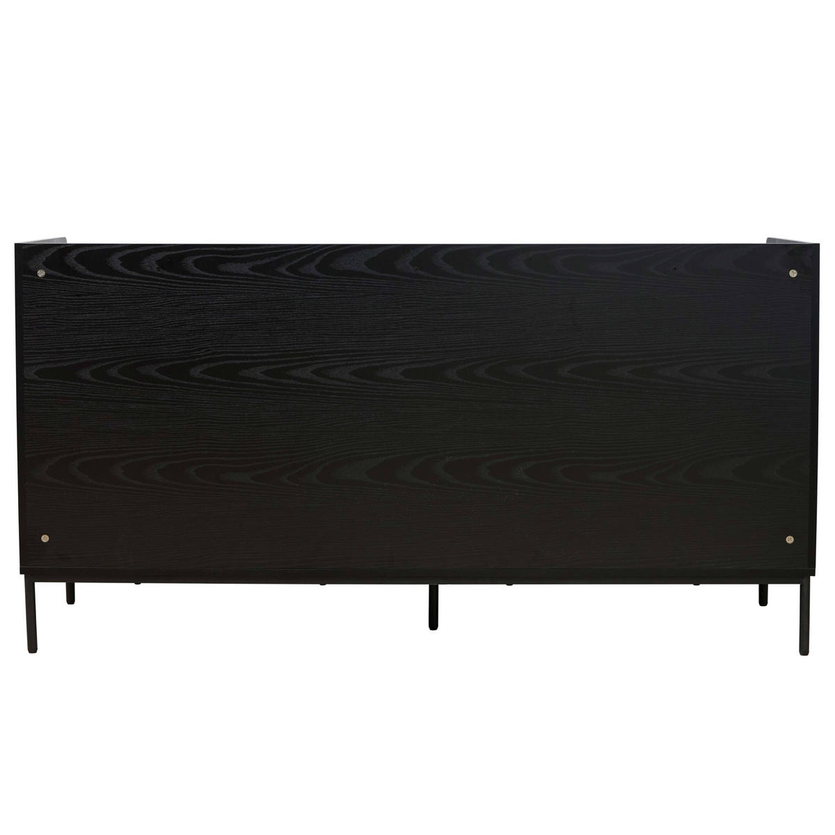 SIDEBOARD, Schwarz - Schwarz, Holz (40/80/150cm) - Oviala