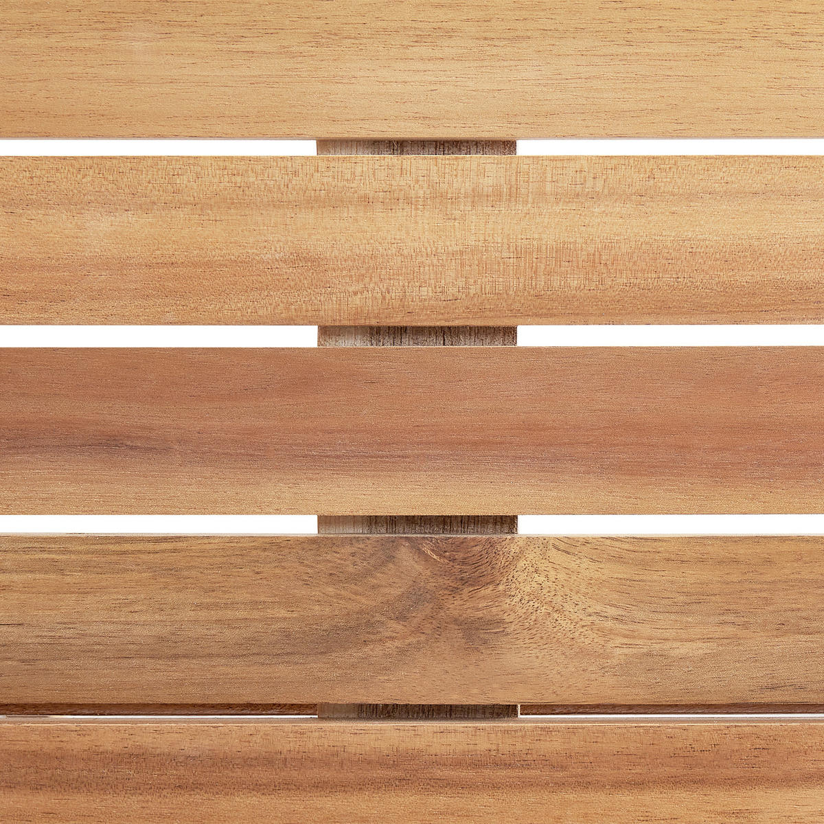 GARTENTISCH Heller Holzfarbton Prossedi - Hellbraun, Holz (120/60/75cm) - Beliani